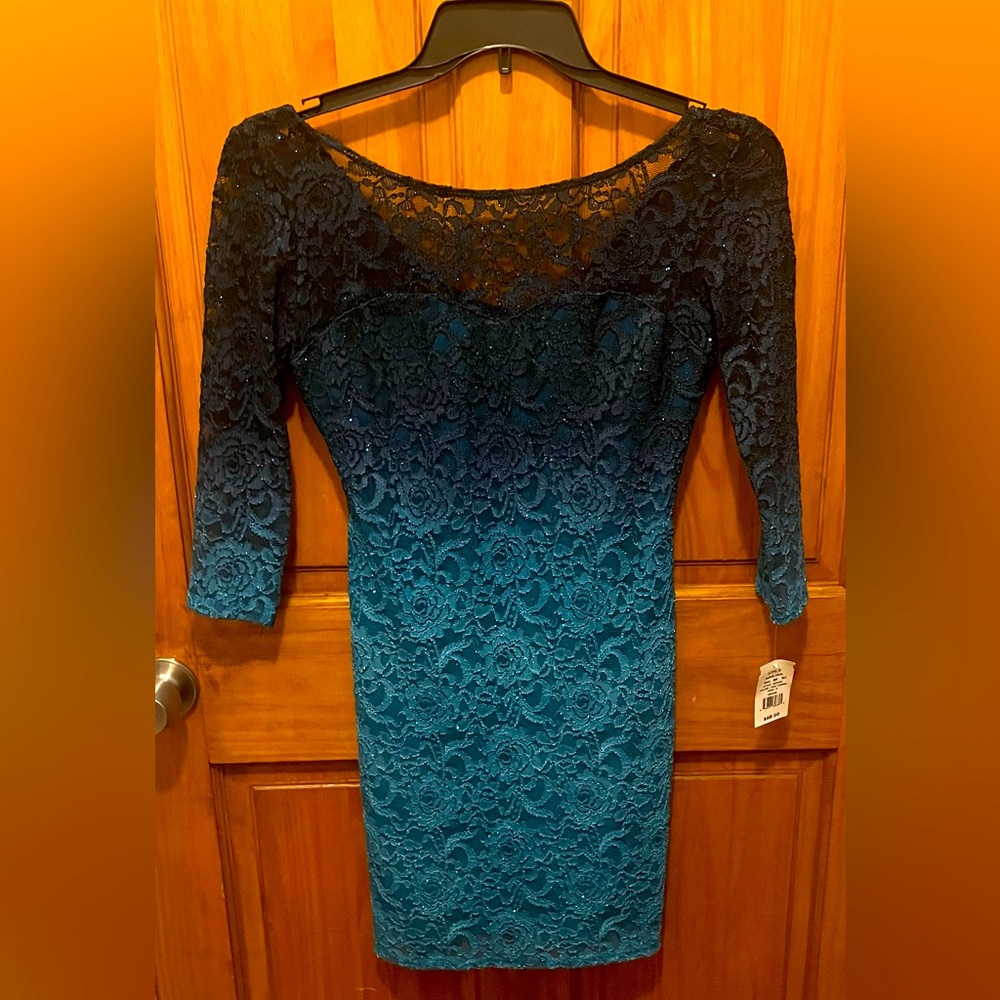 Blue ombre dress